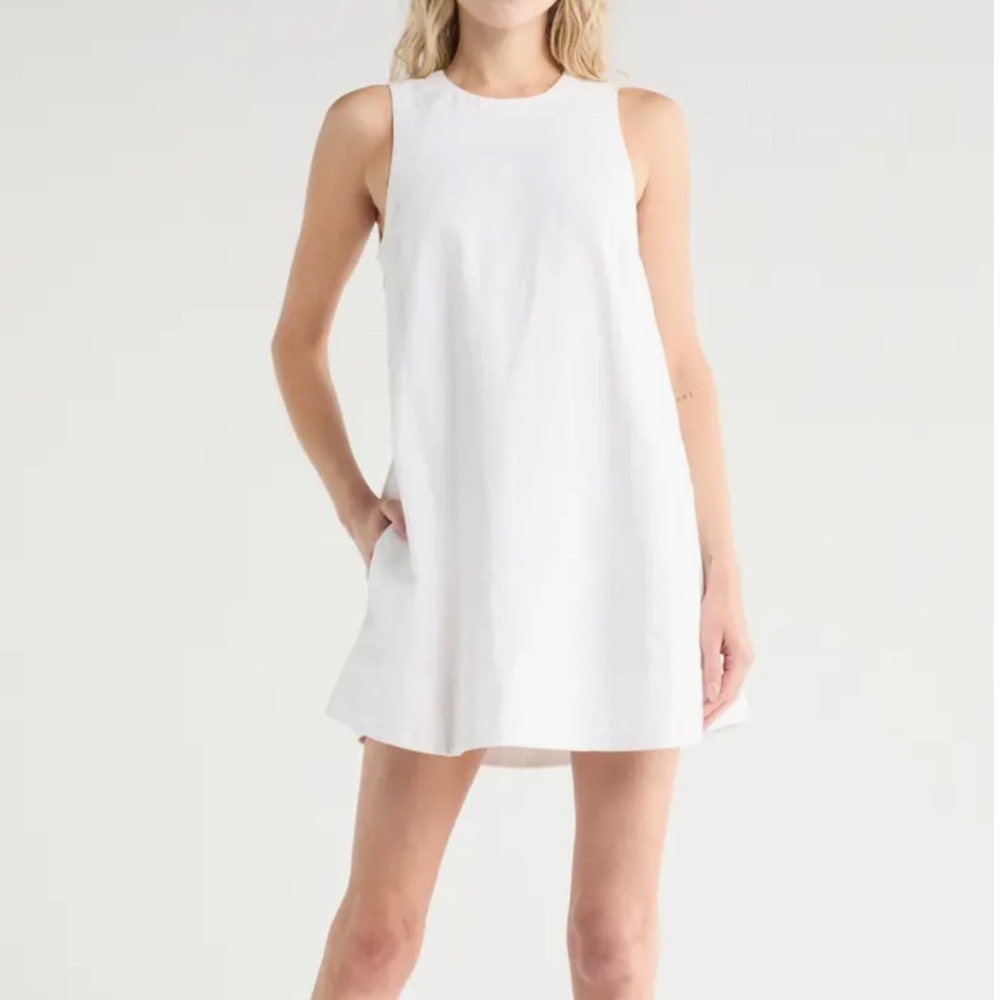 Rag & Bone White Sleeveless Mini Dress